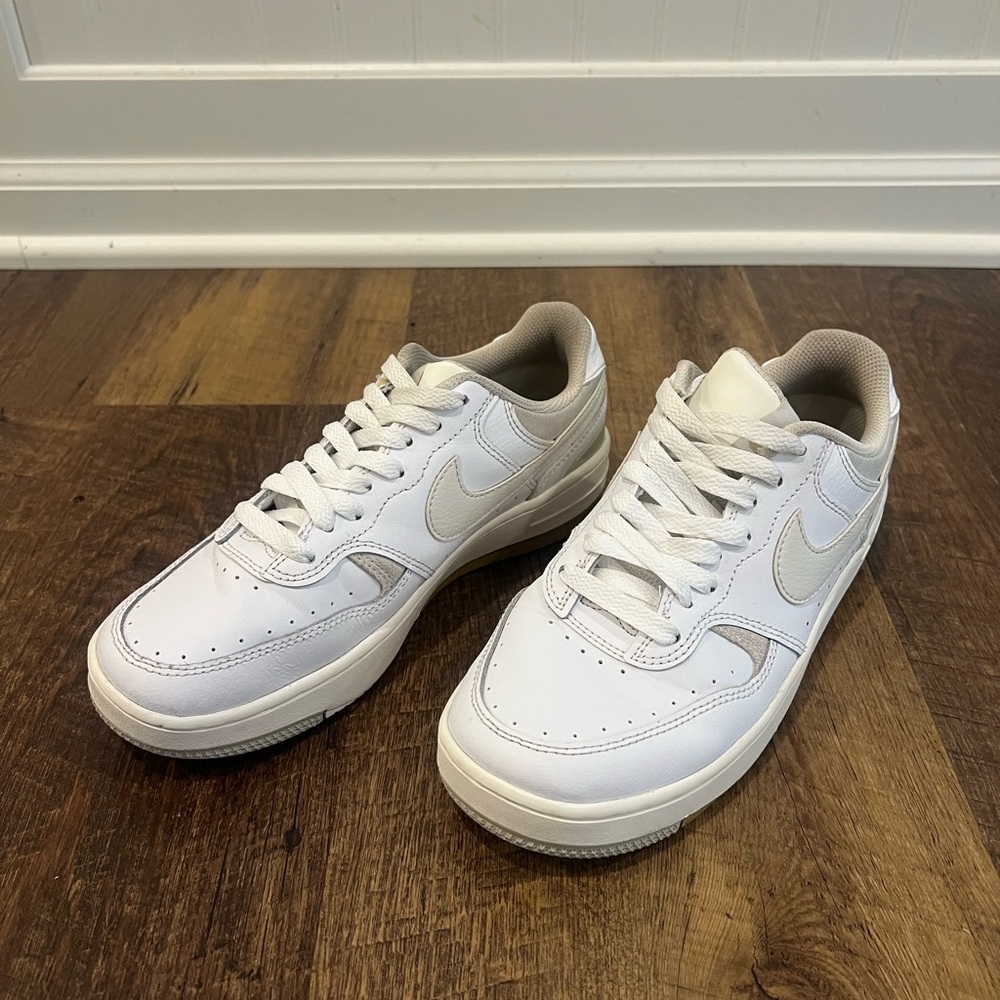 Nike Women’s White and Gray Sneakers